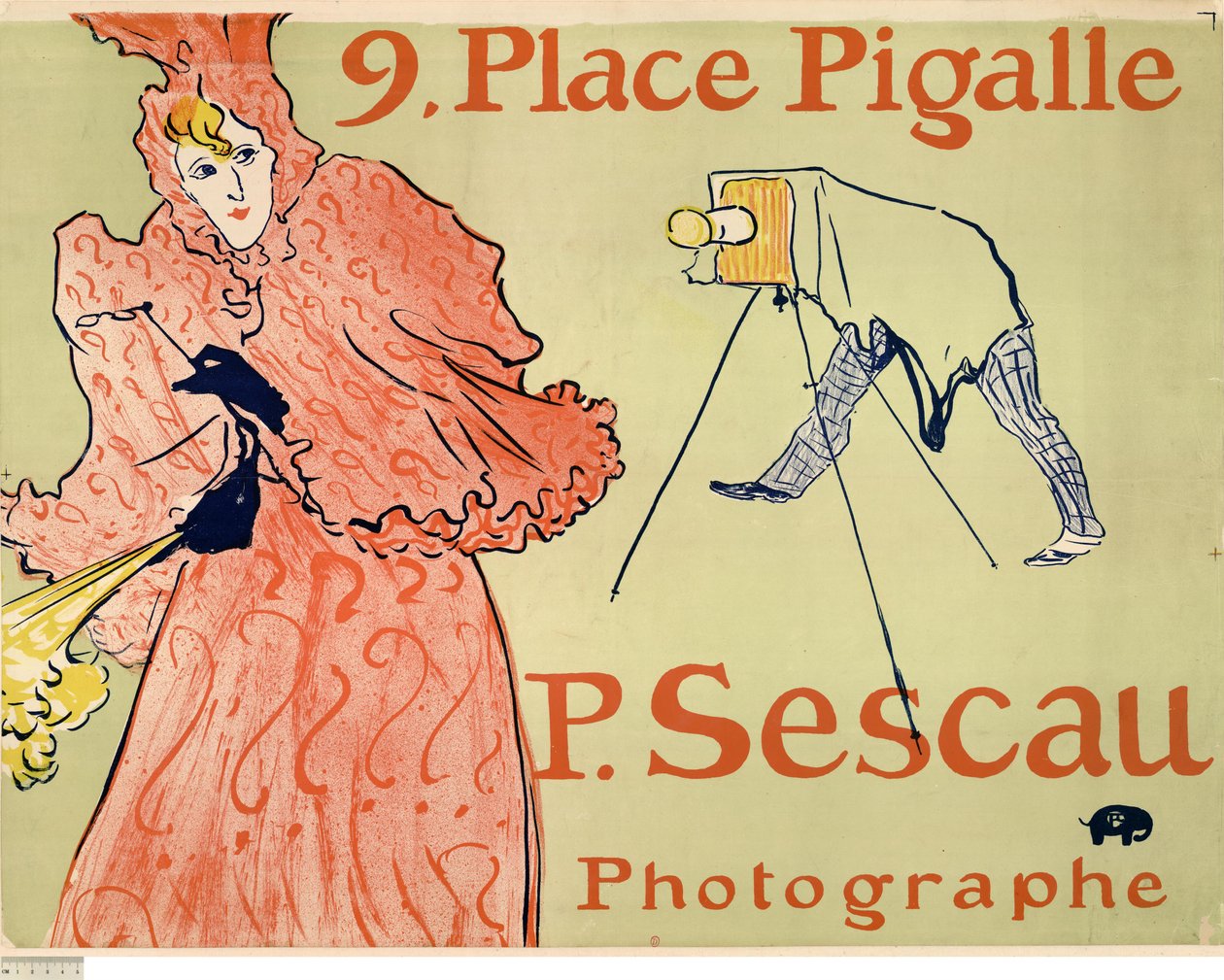 Der Fotograf Sescau av Henri de Toulouse-Lautrec
