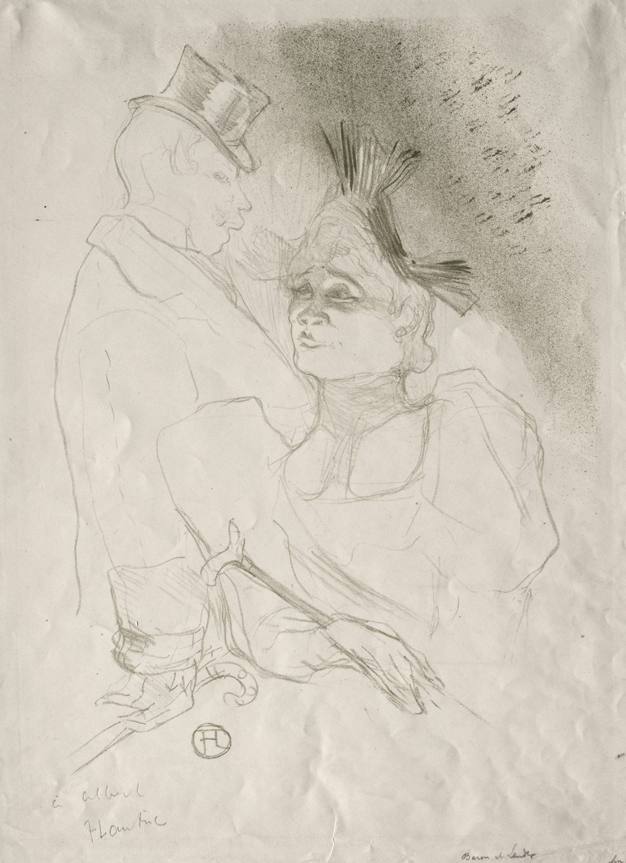 Långiver og Baron av Henri de Toulouse-Lautrec