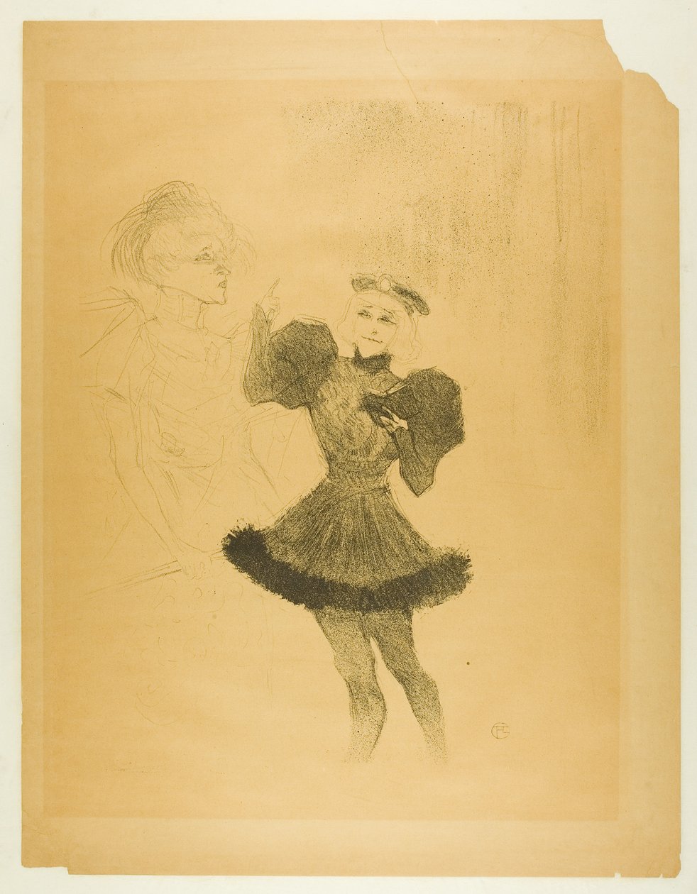 Lender og Lavallière, i Aretinos sønn av Henri de Toulouse-Lautrec