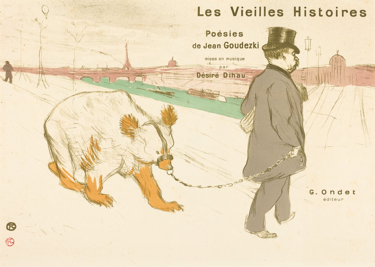 Les Vieilles Histoires, omslag/frontispis av Henri de Toulouse-Lautrec