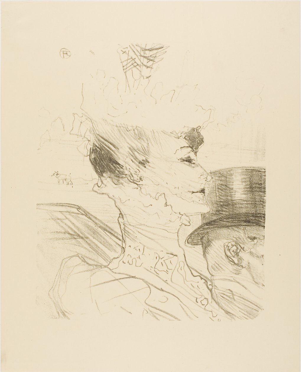 Louise Balthy, fra Treize Lithographies av Henri de Toulouse-Lautrec
