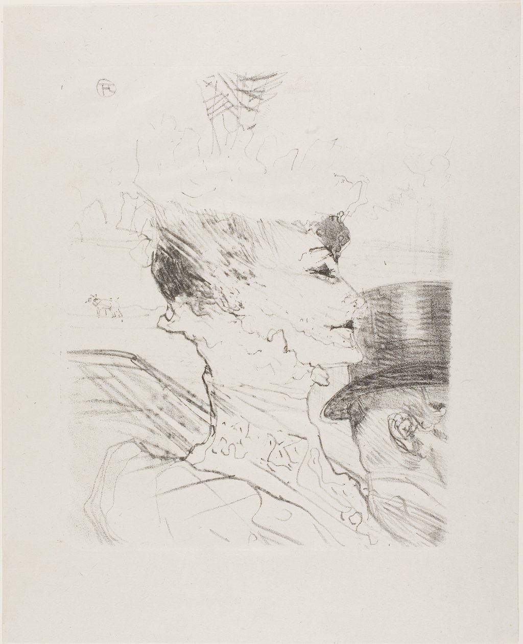 Louise Balthy, fra Treize Lithographys av Henri de Toulouse-Lautrec