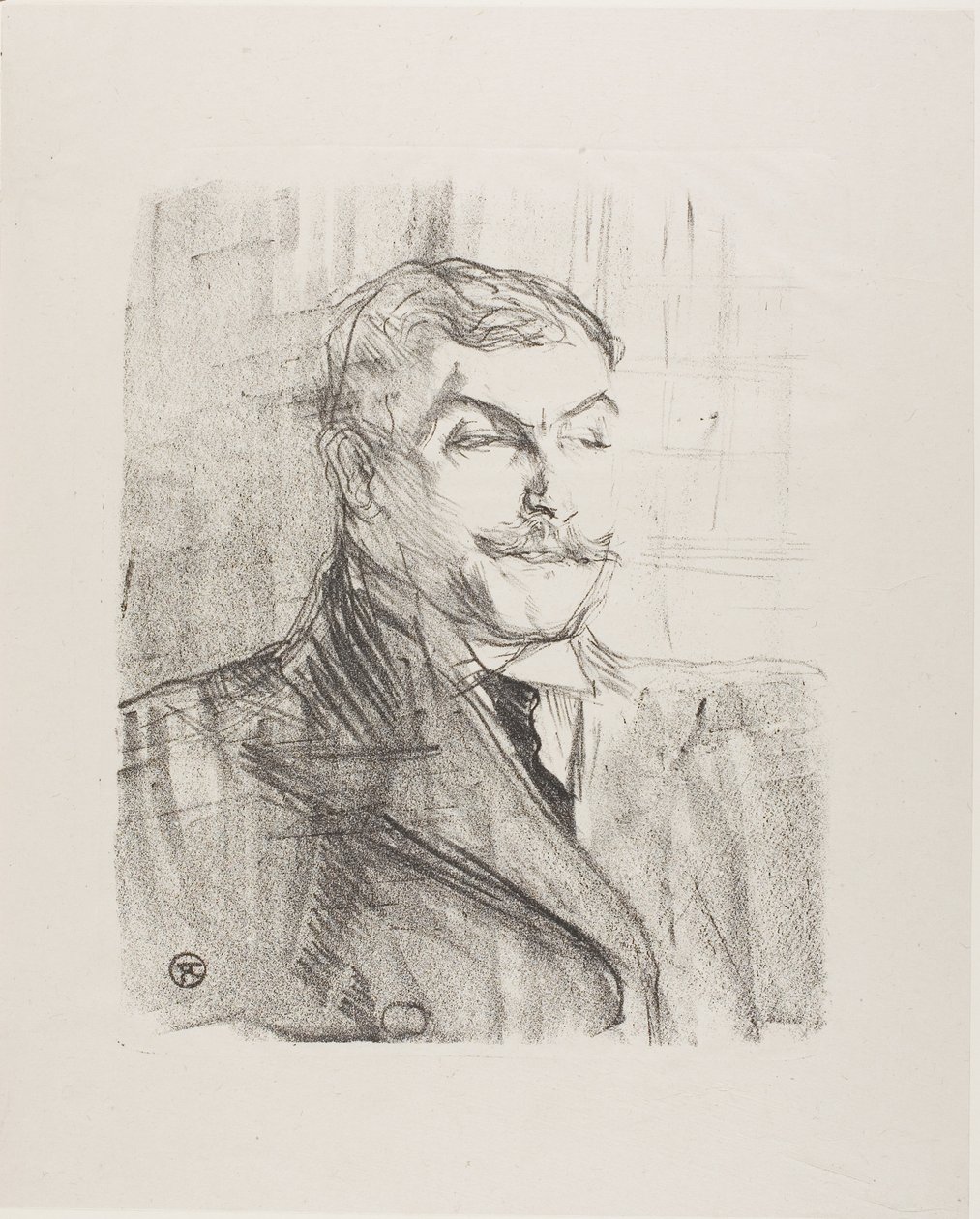Lucien Guitry, fra Treize Lithographies av Henri de Toulouse-Lautrec