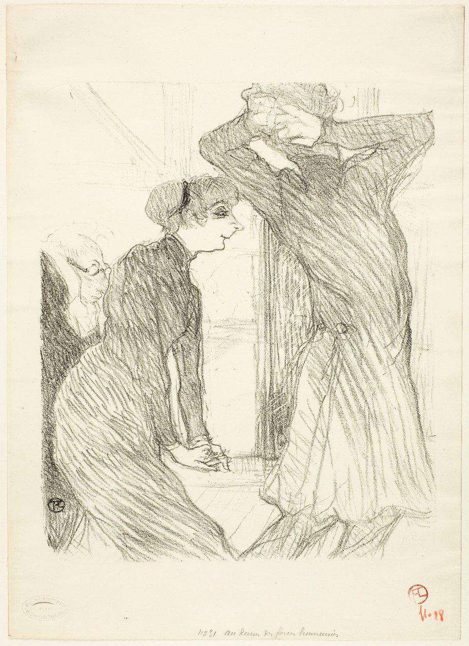 Lugné-Poé og Bady, i "Above Human Forces" av Henri de Toulouse-Lautrec