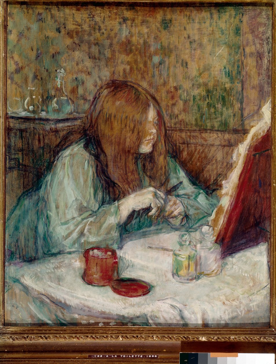Madame Poupoule på toalettet hennes av Henri de Toulouse Lautrec
