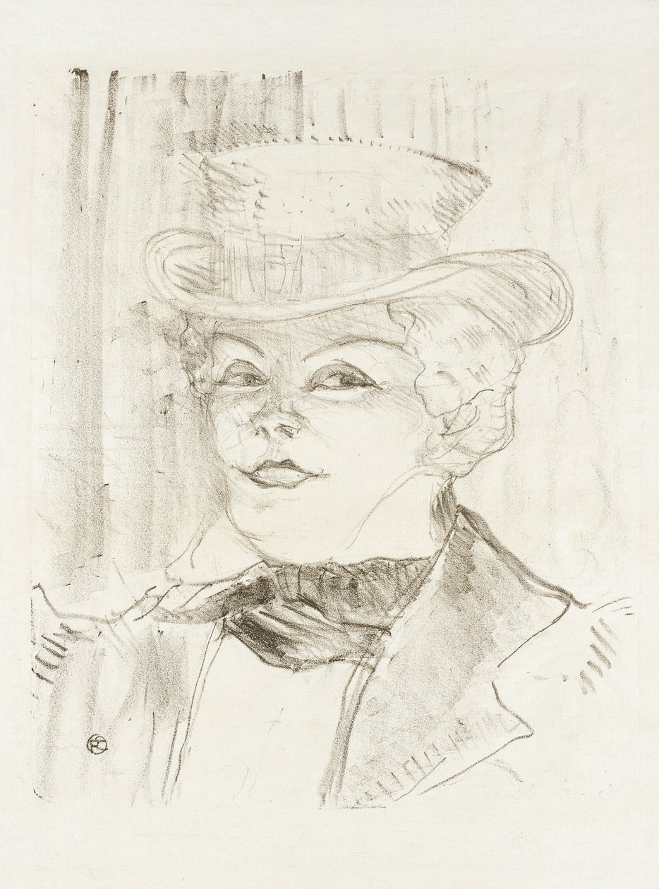 Madame Réjane av Henri de Toulouse-Lautrec