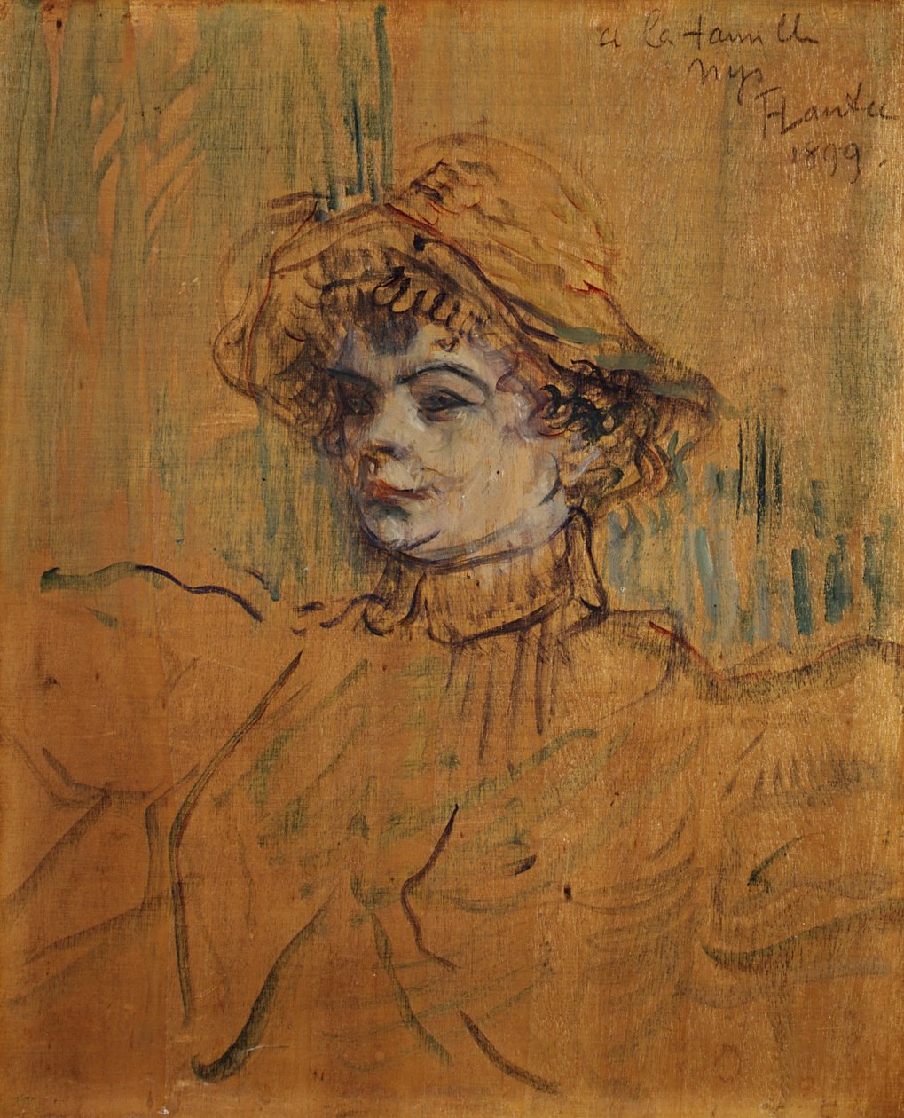 Mademoiselle Nys av Henri de Toulouse-Lautrec