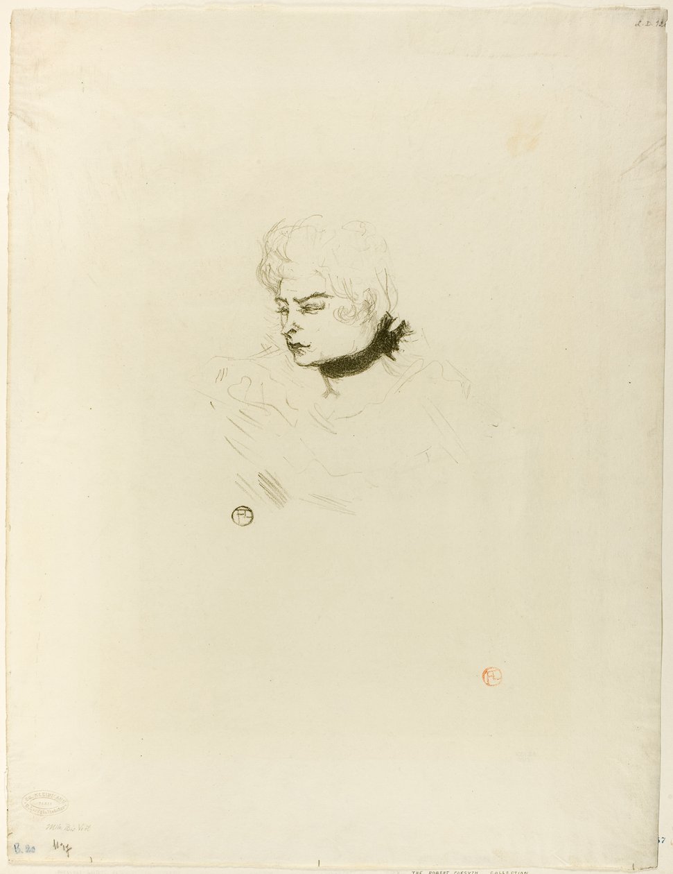 Frøken grønn ert av Henri de Toulouse-Lautrec