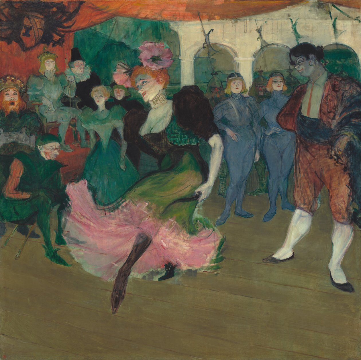 Marcelle Lender danser boleroen i "Chilpéric" av Henri de Toulouse-Lautrec