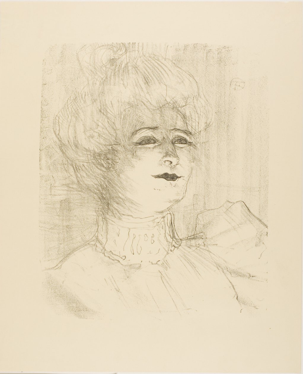 Marie-Louise Marsy, fra Treize Lithographies av Henri de Toulouse-Lautrec