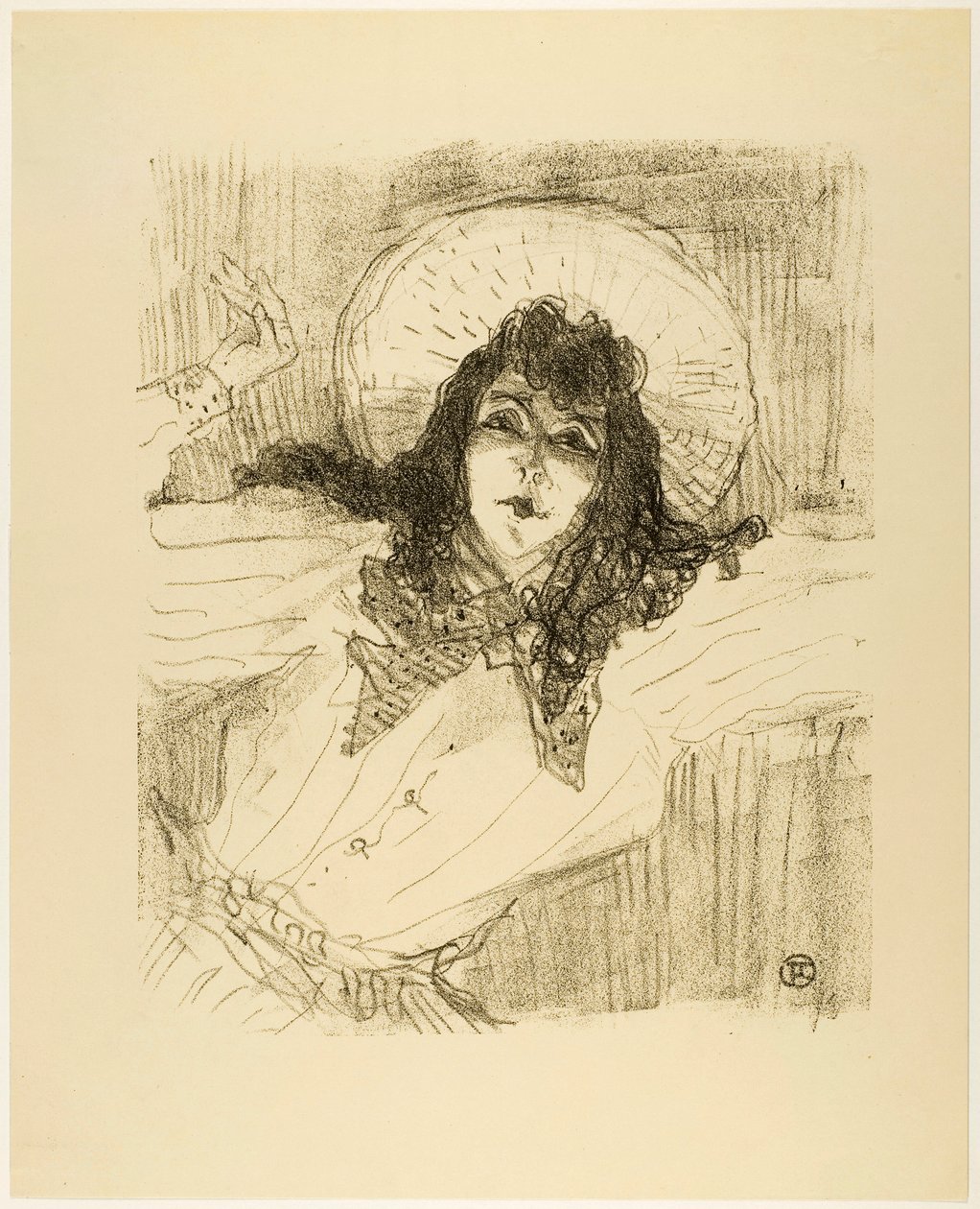 May Belfort, fra Treize Lithographys av Henri de Toulouse-Lautrec