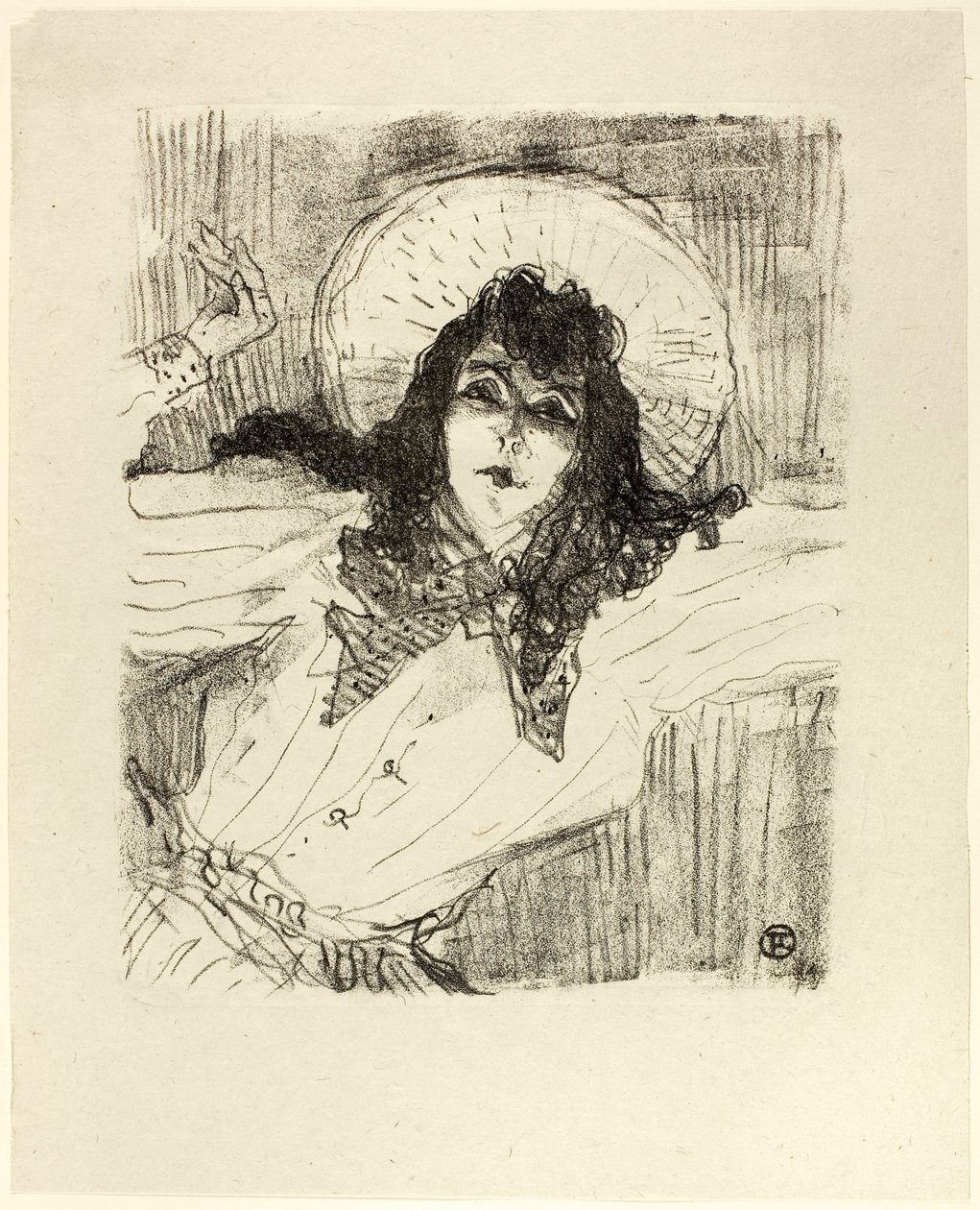 May Belfort, fra Treize Lithographys av Henri de Toulouse-Lautrec