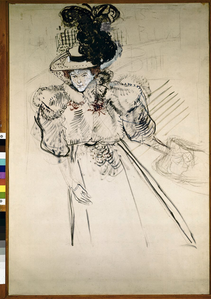 Misia Natanson av Henri de Toulouse Lautrec