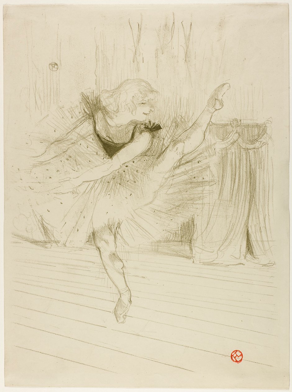 Miss Ida Heath, engelsk danser av Henri de Toulouse-Lautrec