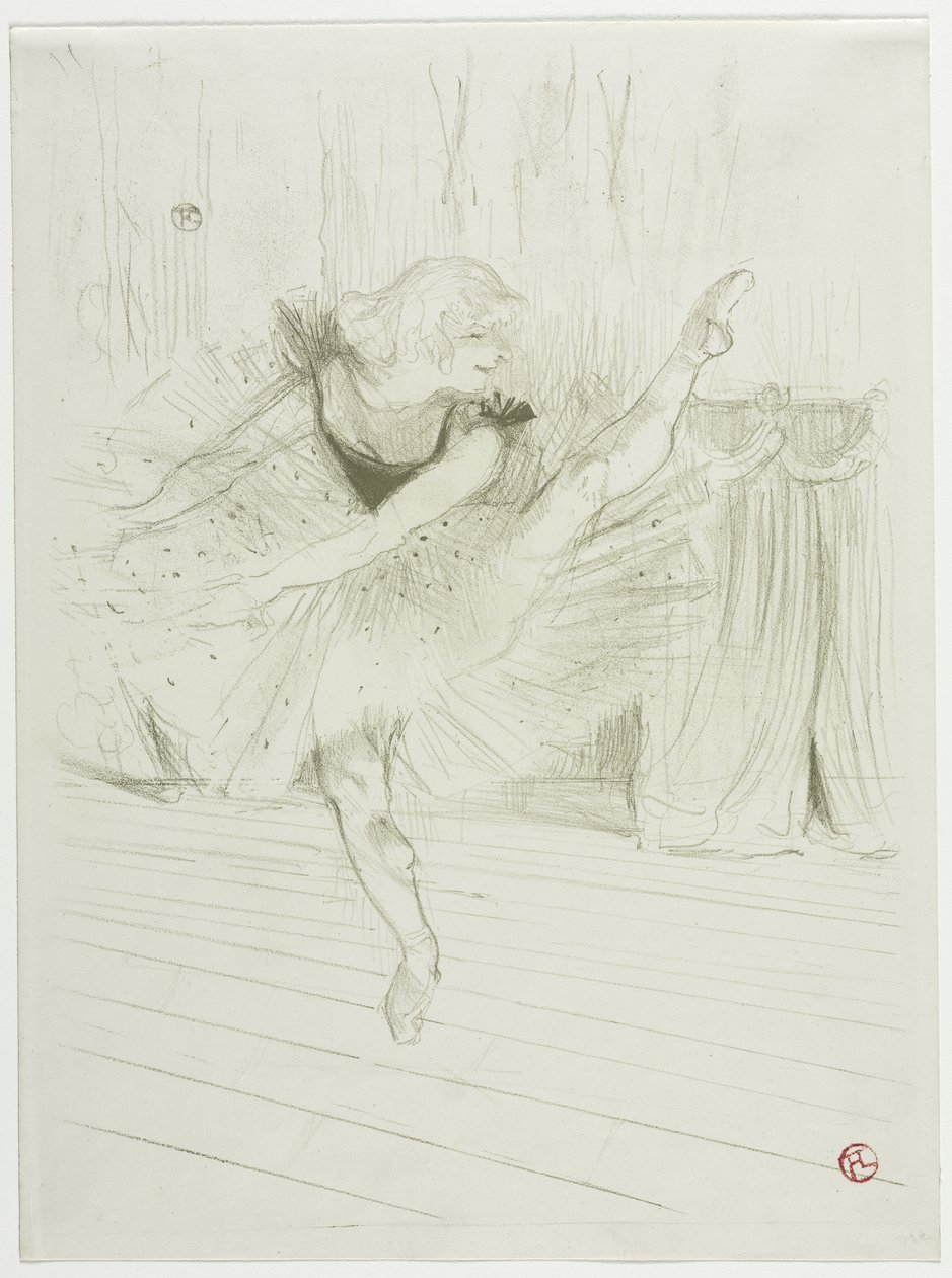 Miss Ida Heath, engelsk danserinne av Henri de Toulouse-Lautrec