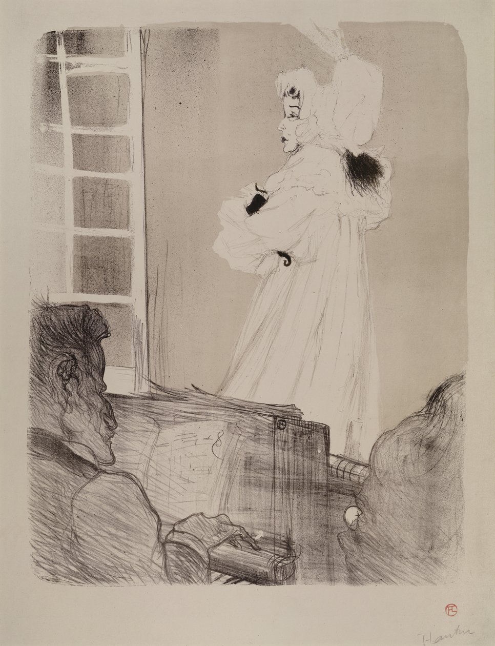 Miss May Belfort (grande planche) av Henri de Toulouse Lautrec