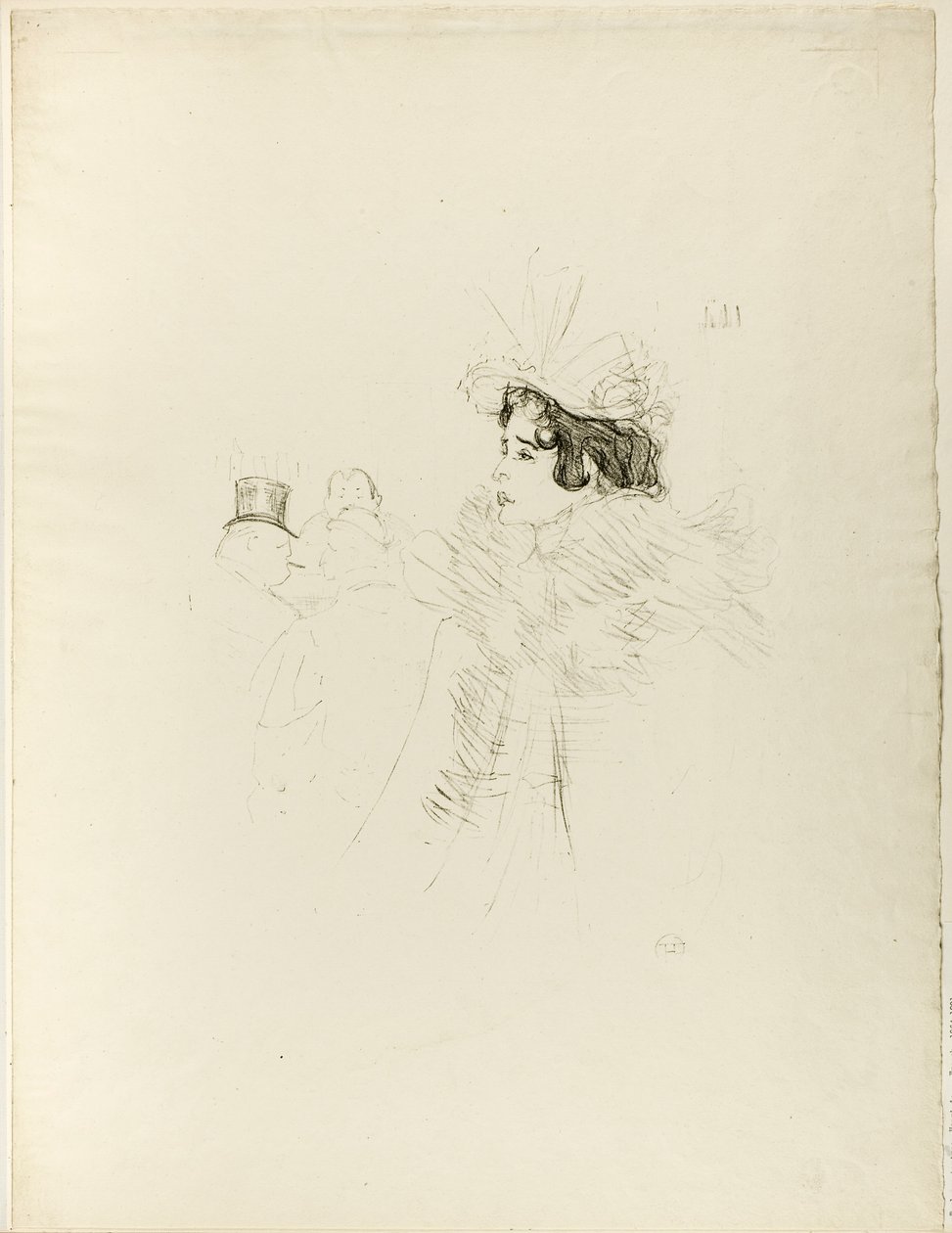 Miss May Belfort i baren Achille av Henri de Toulouse-Lautrec