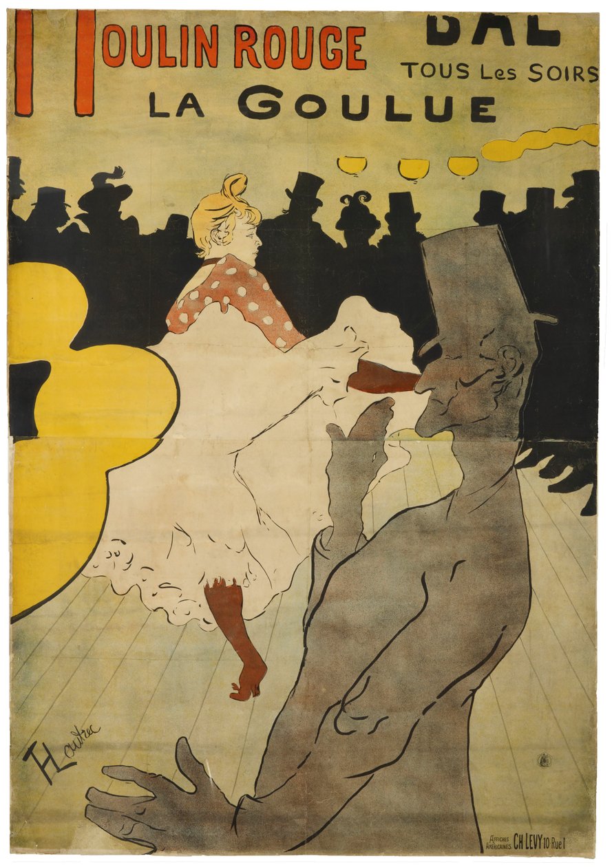 Moulin Rouge - La Goulue av Henri de Toulouse-Lautrec