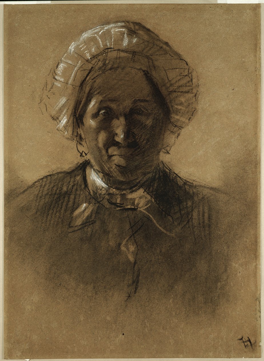 Gammel dame av Henri de Toulouse-Lautrec
