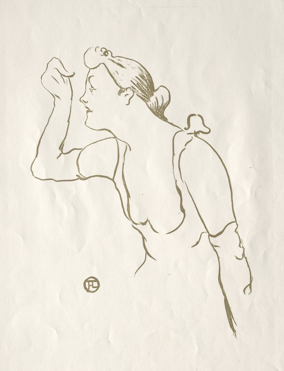 Paula Brebion av Henri de Toulouse-Lautrec