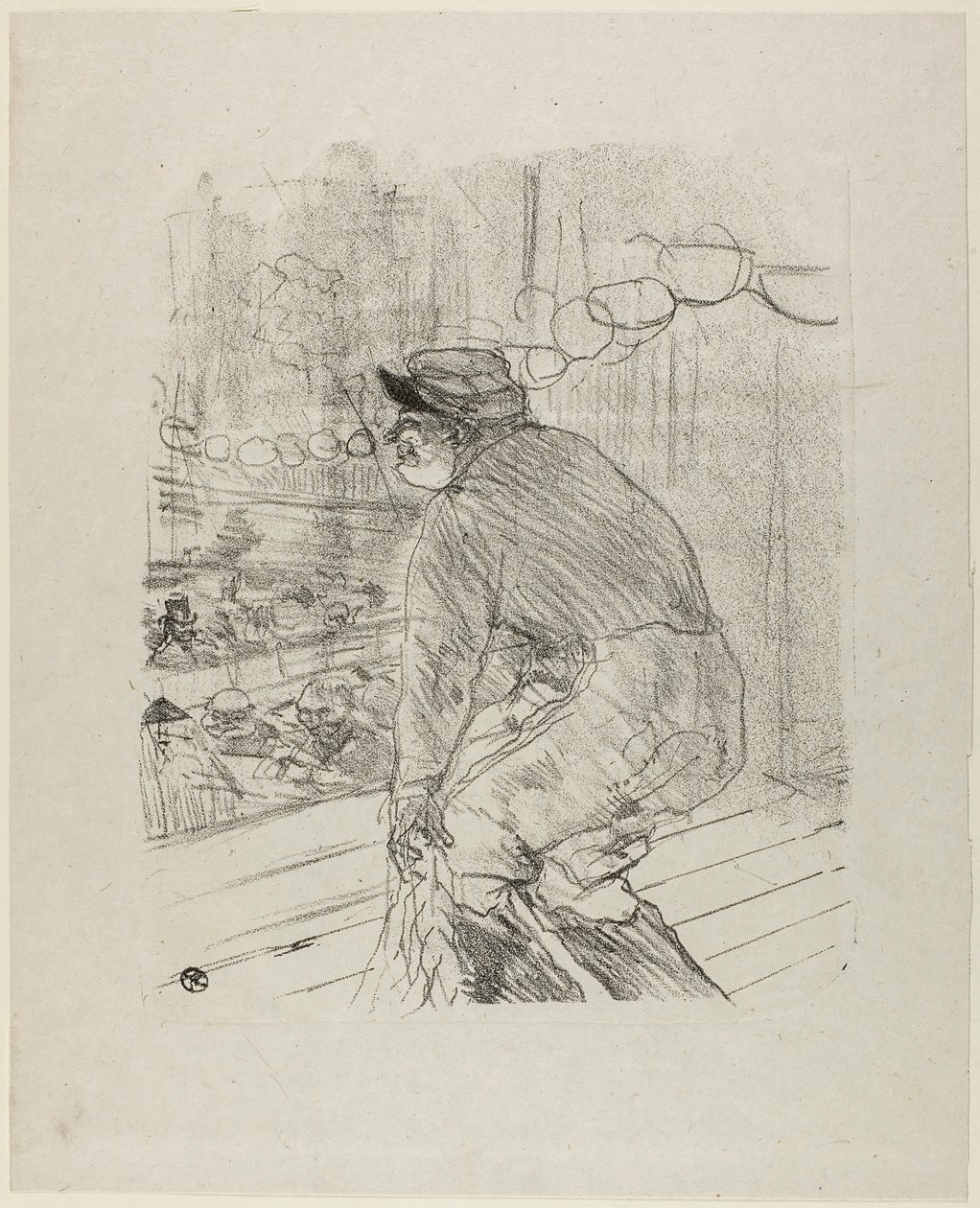 Polin, fra Treize Lithographys av Henri de Toulouse-Lautrec