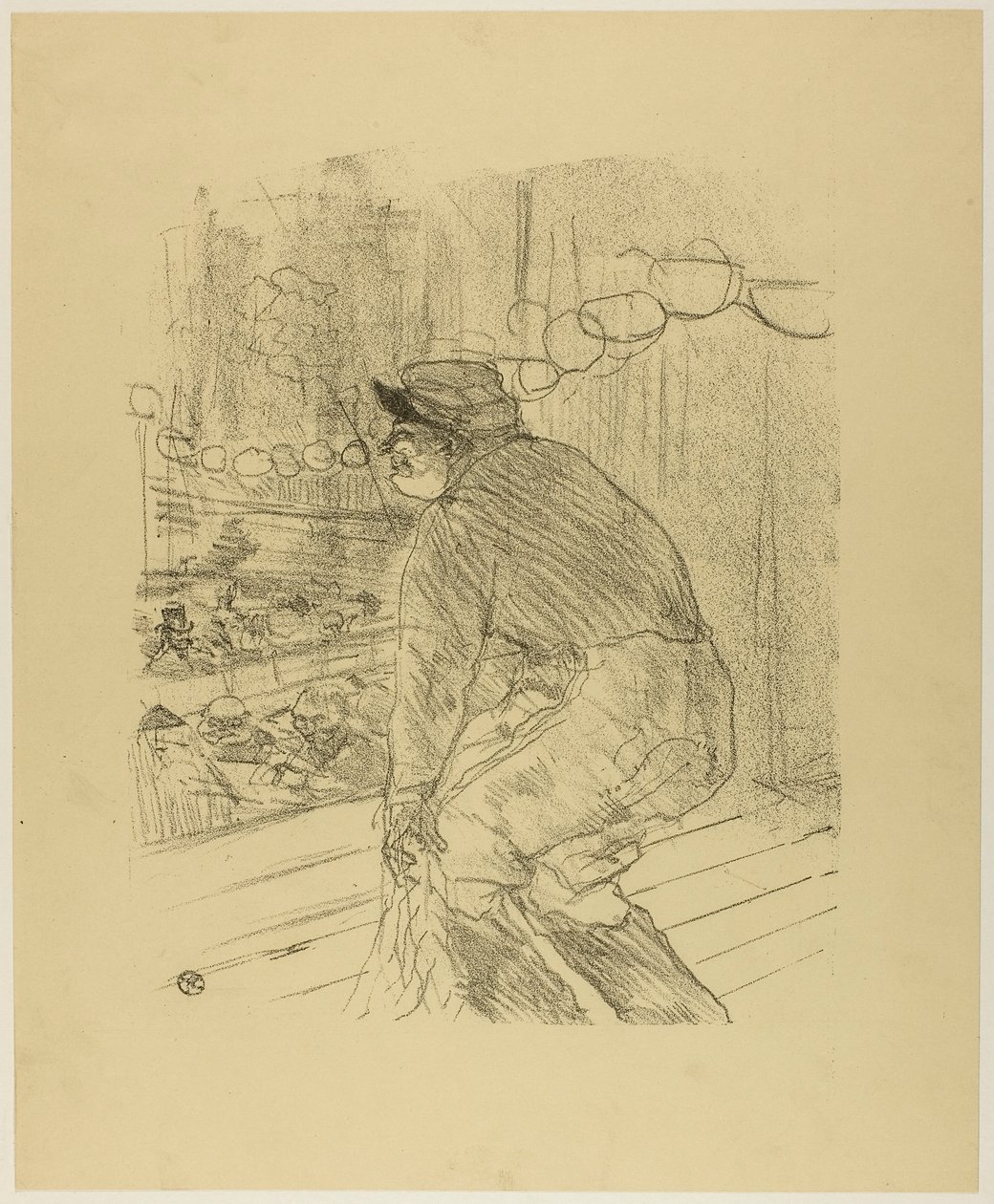 Polin, fra Treize Lithographies av Henri de Toulouse-Lautrec
