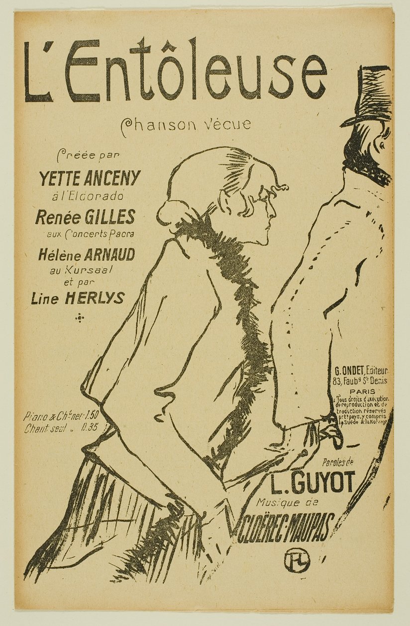 Stakkars Street-Walker! av Henri de Toulouse-Lautrec