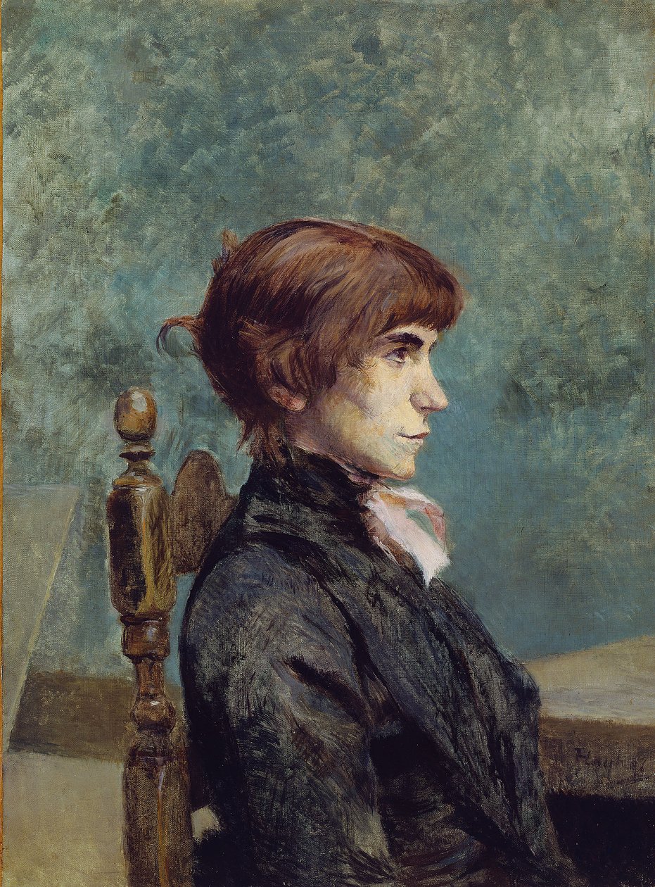Portrett av Jeanne Wenz av Henri de Toulouse-Lautrec