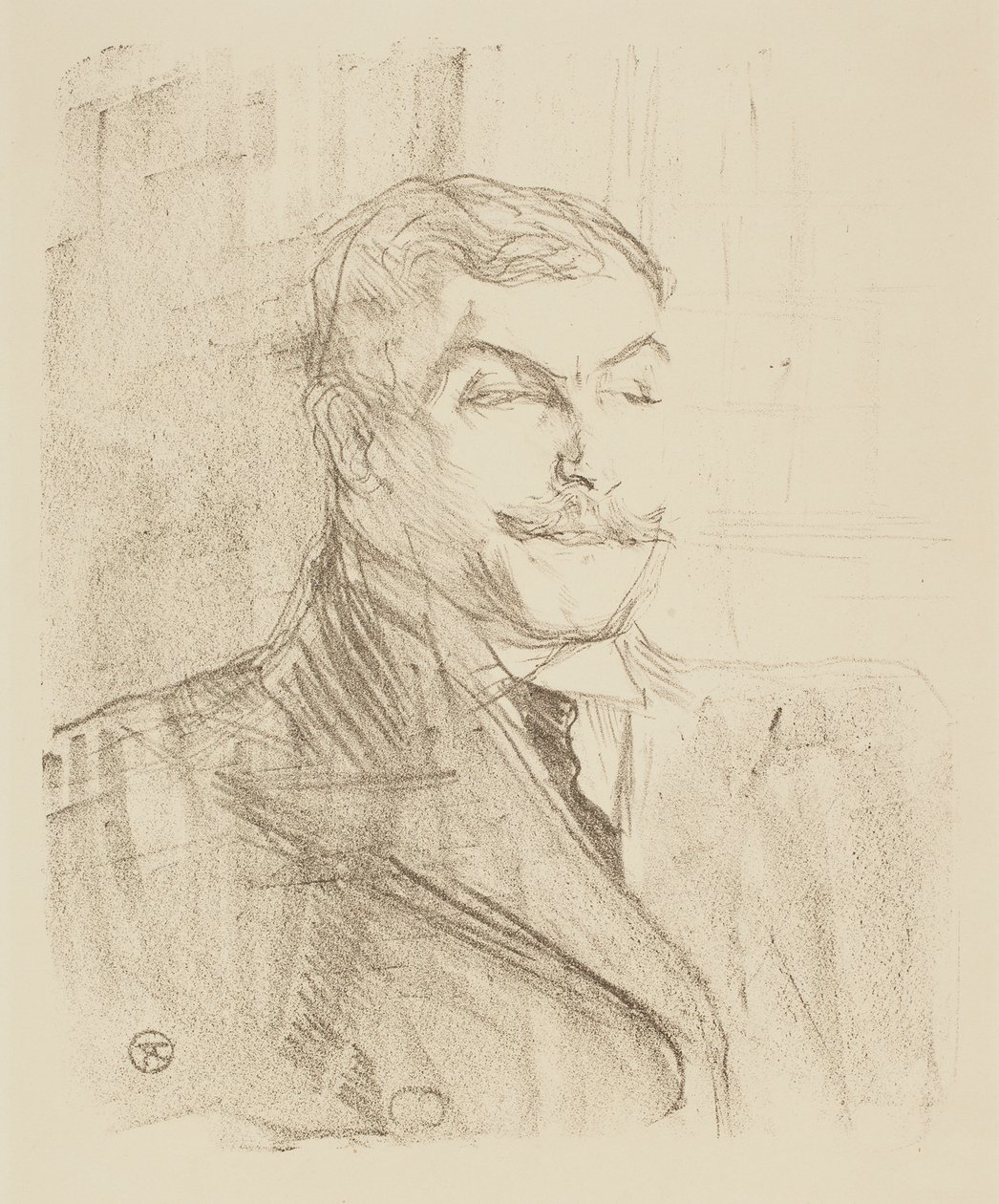 Portrett av Lucien Guitry av Henri de Toulouse-Lautrec