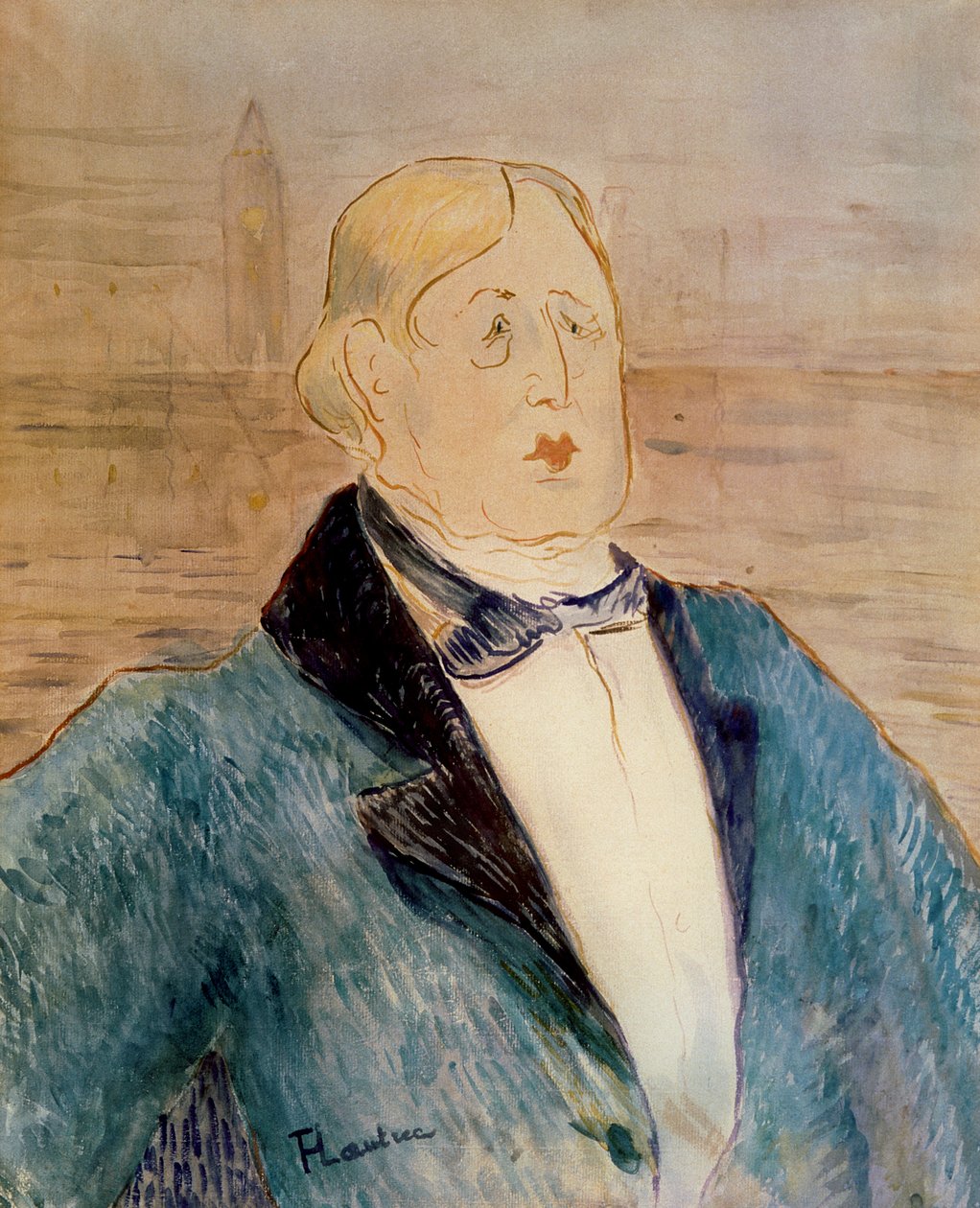 Portrett av Oscar Wilde av Henri de Toulouse Lautrec