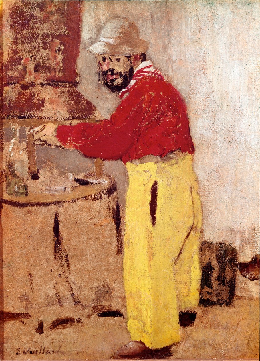 Portrett av maleren Henry av Toulouse Lautrec av Henri de Toulouse Lautrec