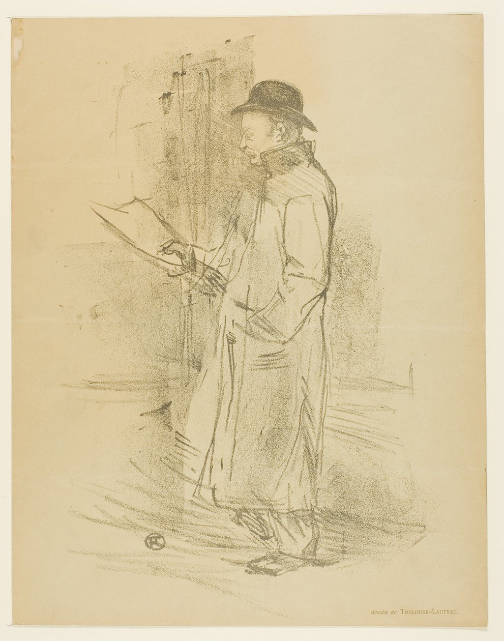 Program for Gémier-fordelen av Henri de Toulouse-Lautrec