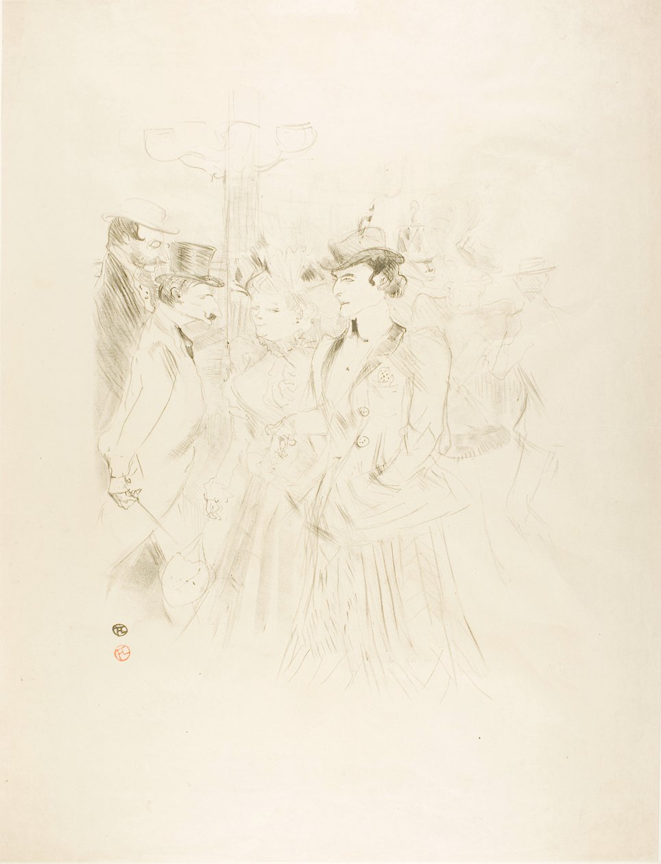 Promenade av Henri de Toulouse-Lautrec