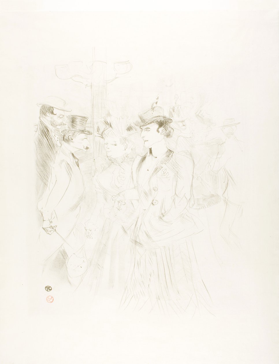 Promenade av Henri de Toulouse-Lautrec