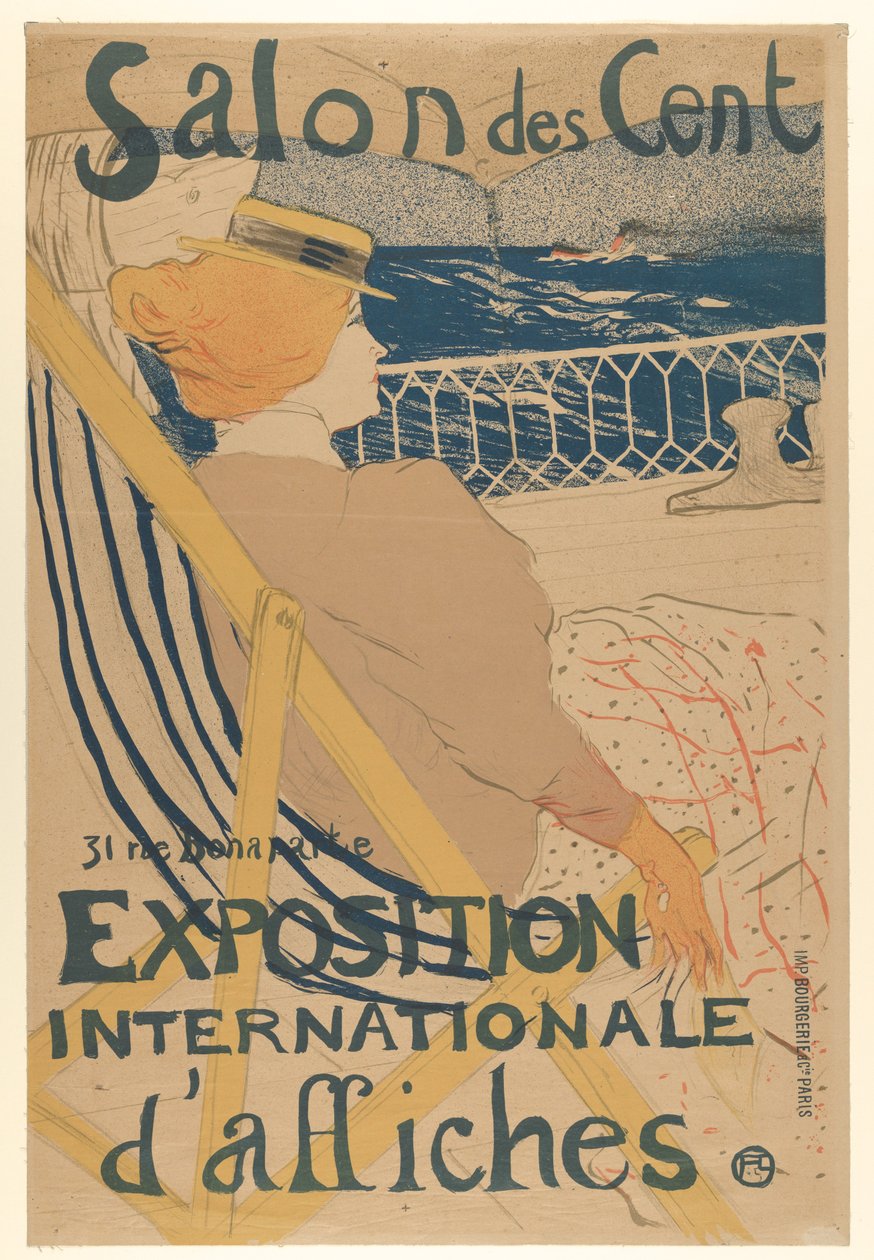 Salon des Cent: Internasjonal plakatutstilling av Henri de Toulouse-Lautrec