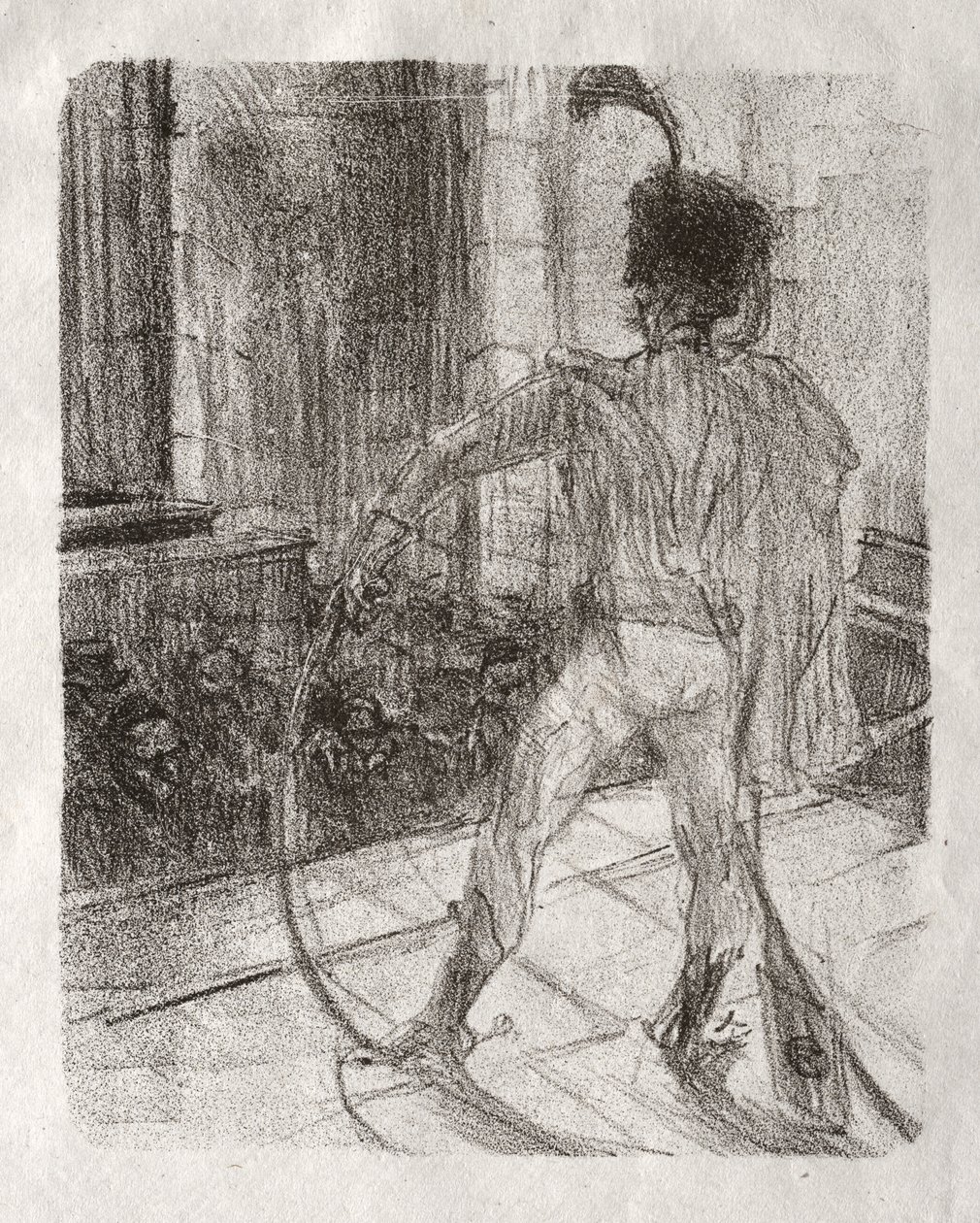 Ved foten av Sinai: Schlomé Fuss ved synagogen av Henri de Toulouse-Lautrec
