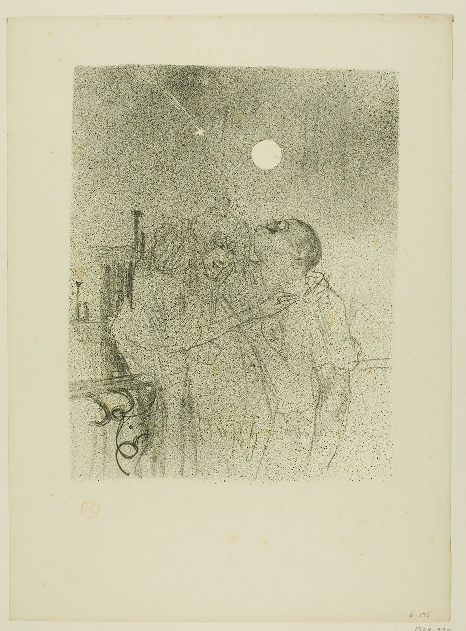 Shooting Stars, fra Melodier av Désiré Dihau av Henri de Toulouse-Lautrec
