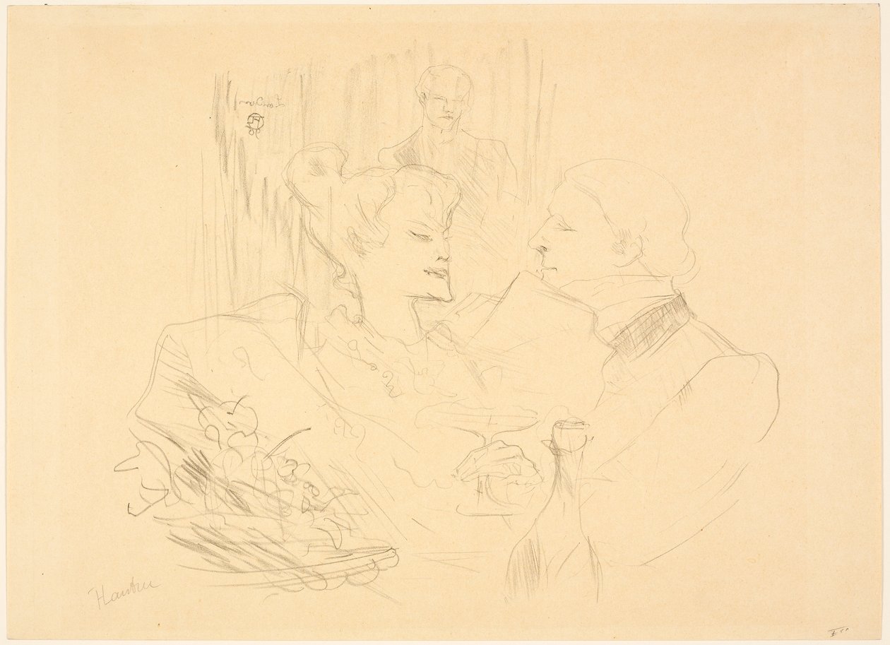 Kveldsmat i London av Henri de Toulouse-Lautrec