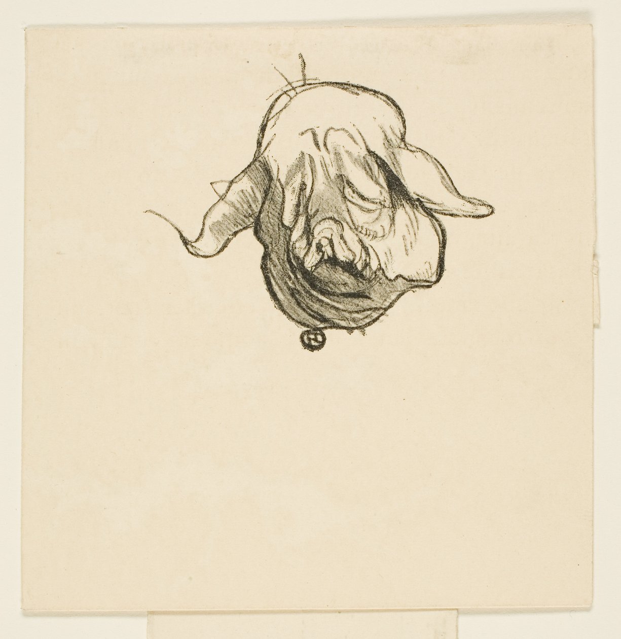 Halestykke fra Ved foten av Sinai av Henri de Toulouse-Lautrec