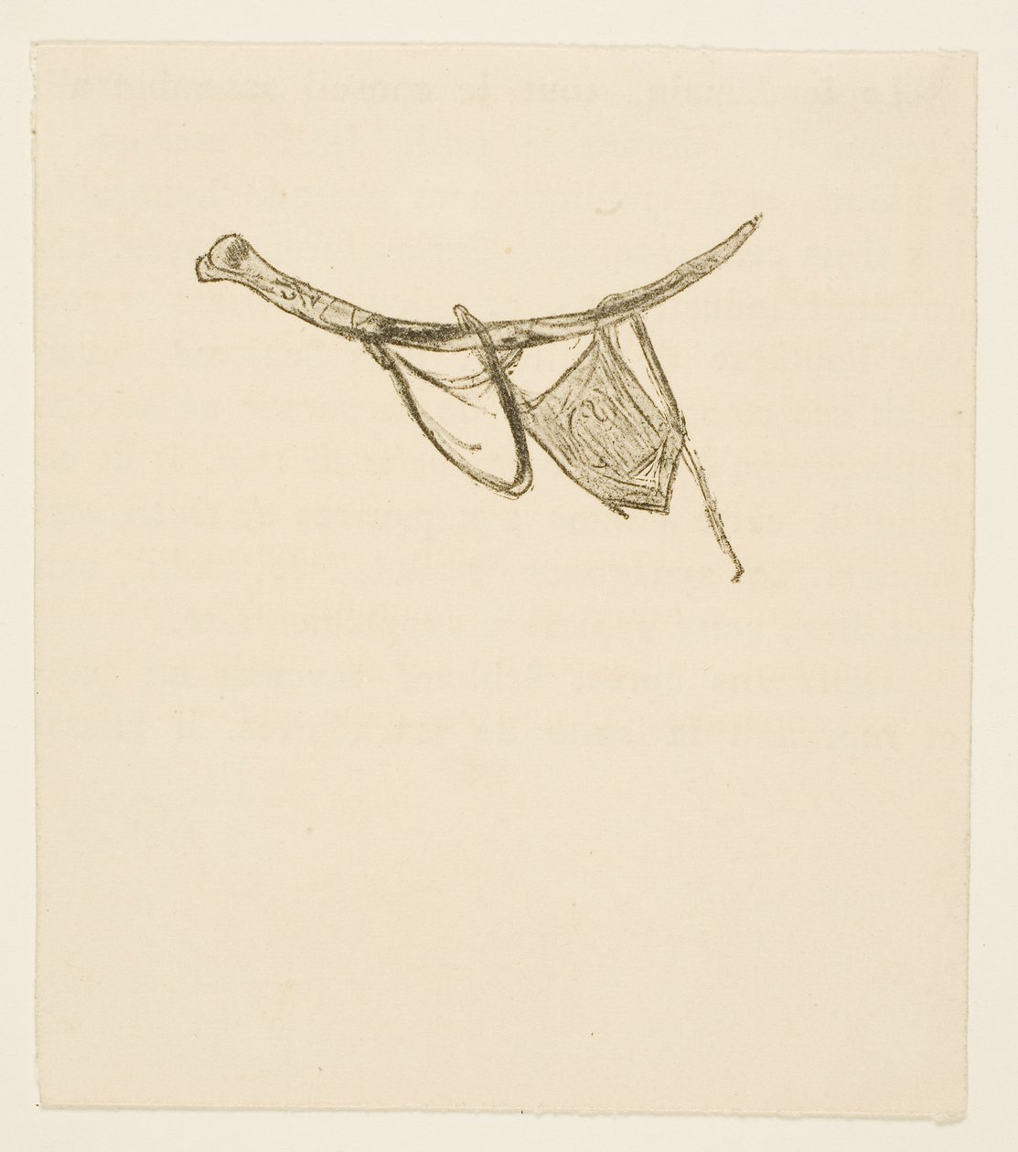 Halestykke fra Ved foten av Sinai av Henri de Toulouse-Lautrec