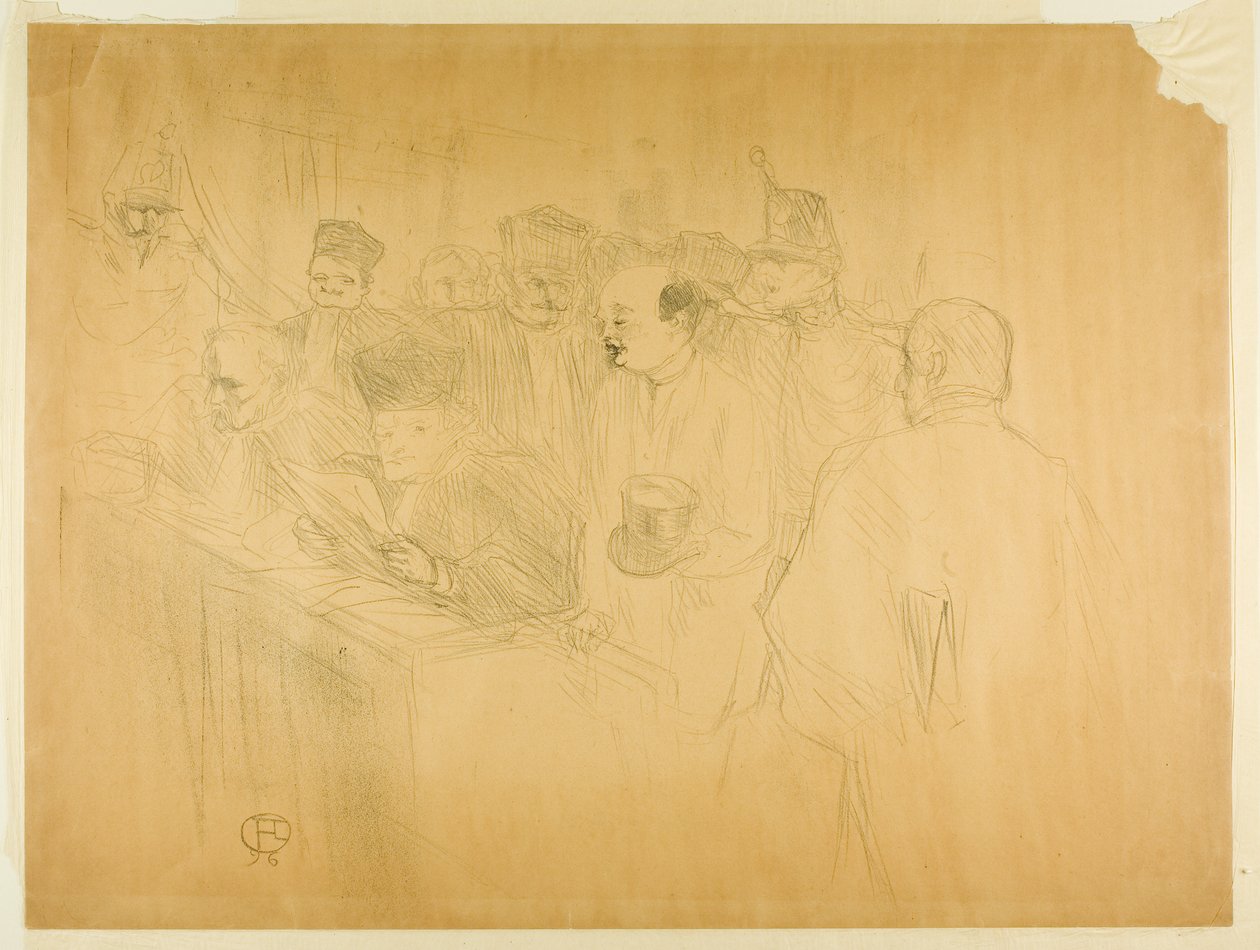 The Arton Trial (tredje plate) av Henri de Toulouse-Lautrec