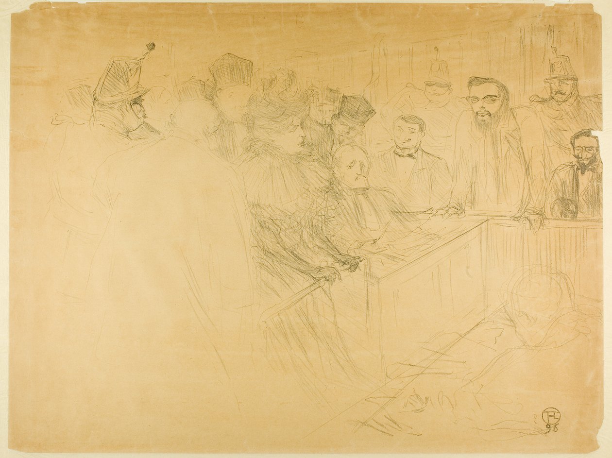 The Arton Trial (tredje plate) av Henri de Toulouse-Lautrec