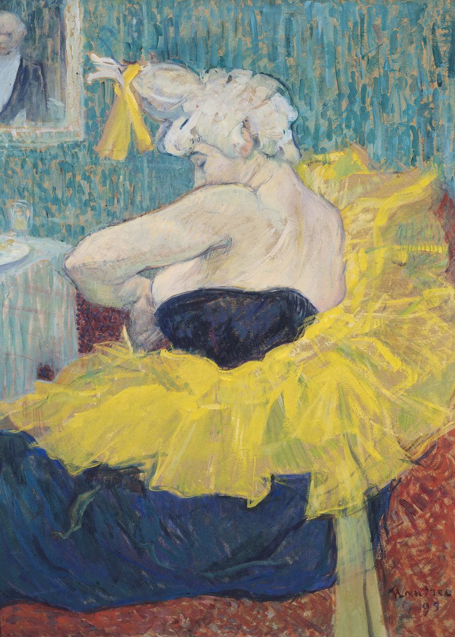Klovnessen Cha-U-Kao i en Tutu av Henri de Toulouse Lautrec