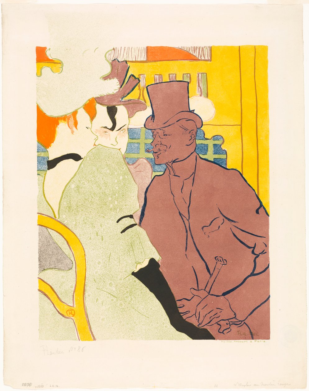 Engelskmannen ved Moulin Rouge av Henri de Toulouse-Lautrec