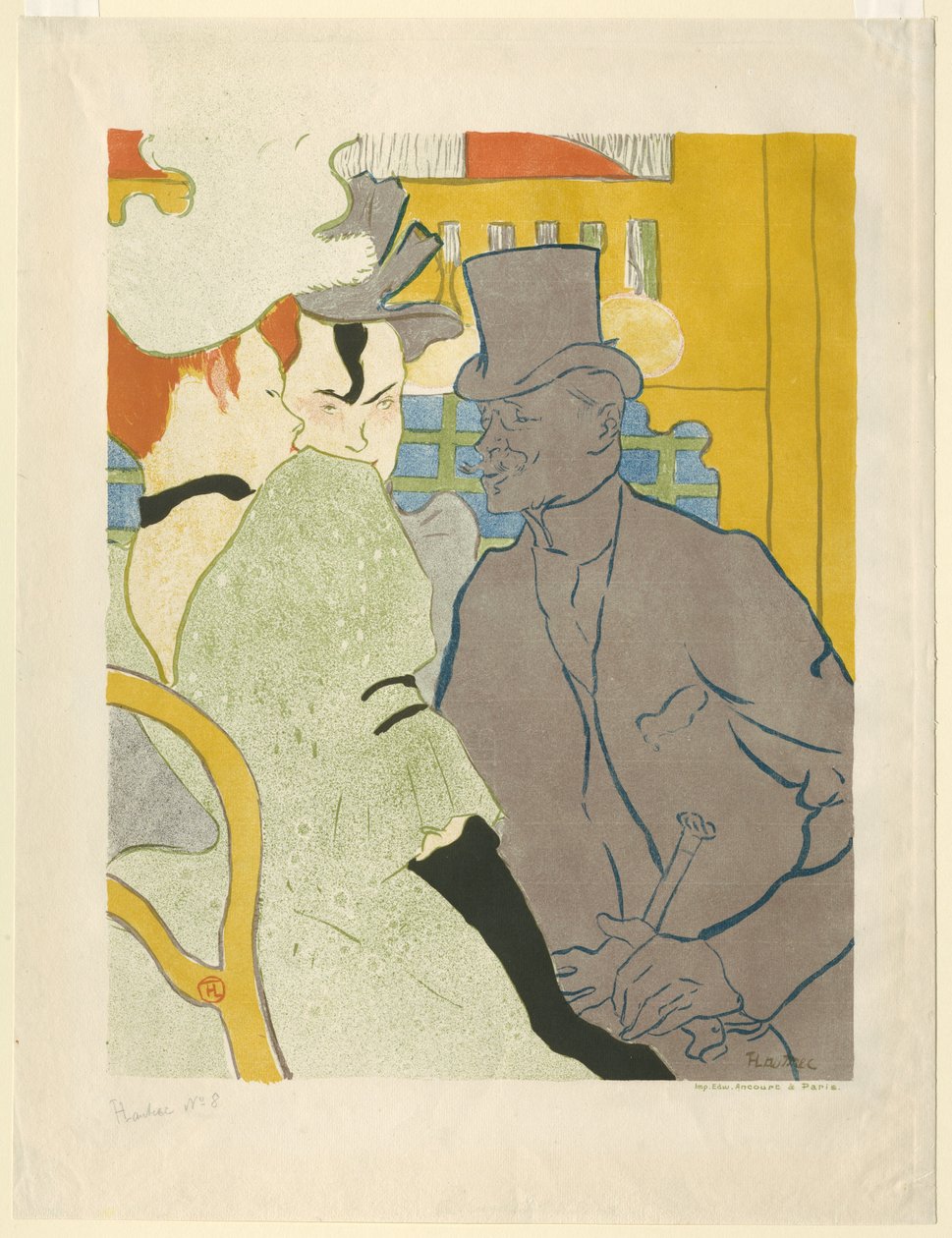 Engelskmannen på Moulin Rouge av Henri de Toulouse-Lautrec