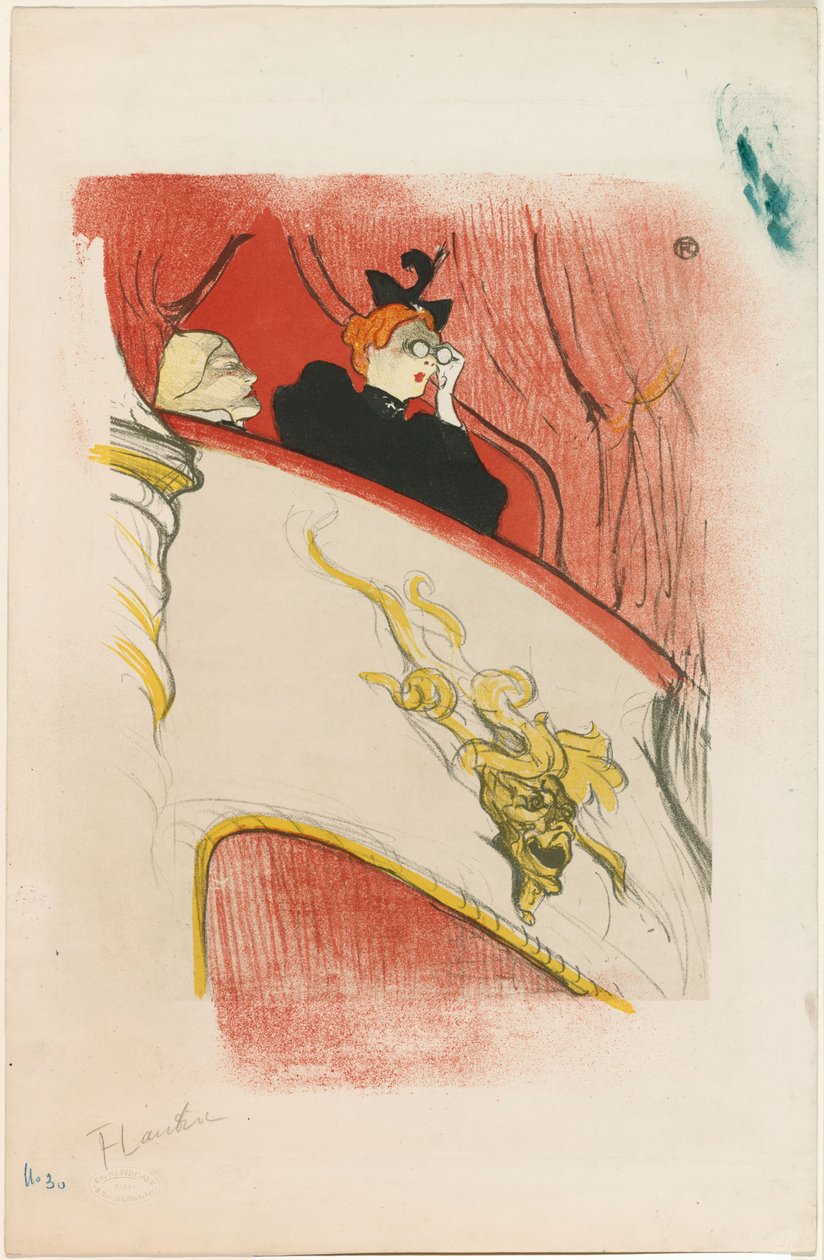 Logen med den forgylte masken av Henri de Toulouse-Lautrec