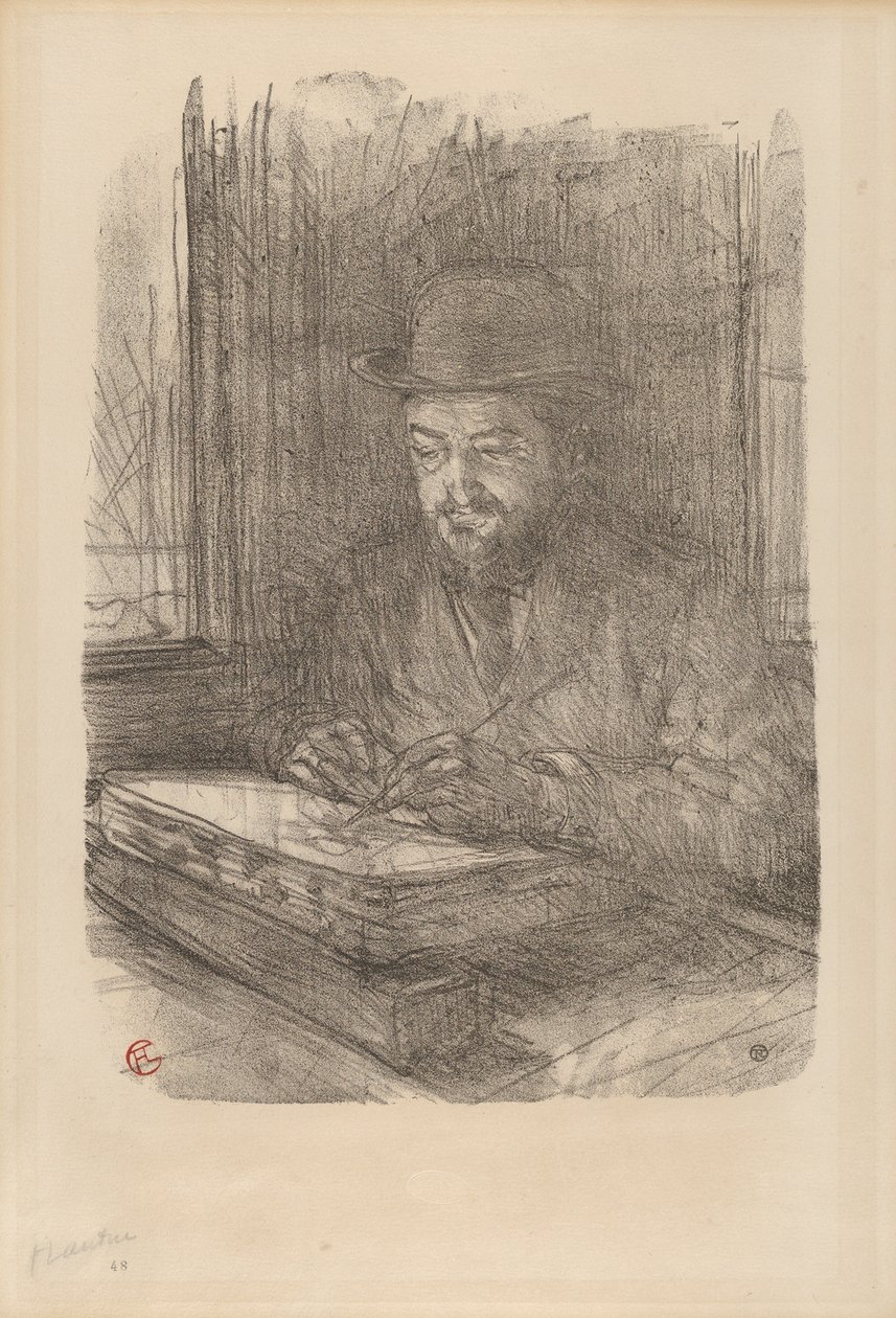 Mestertrykkeren: Adolphe Albert av Henri de Toulouse-Lautrec