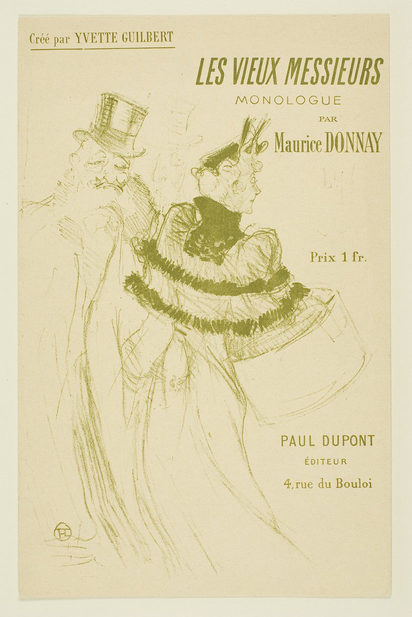 De gamle herrer av Henri de Toulouse-Lautrec