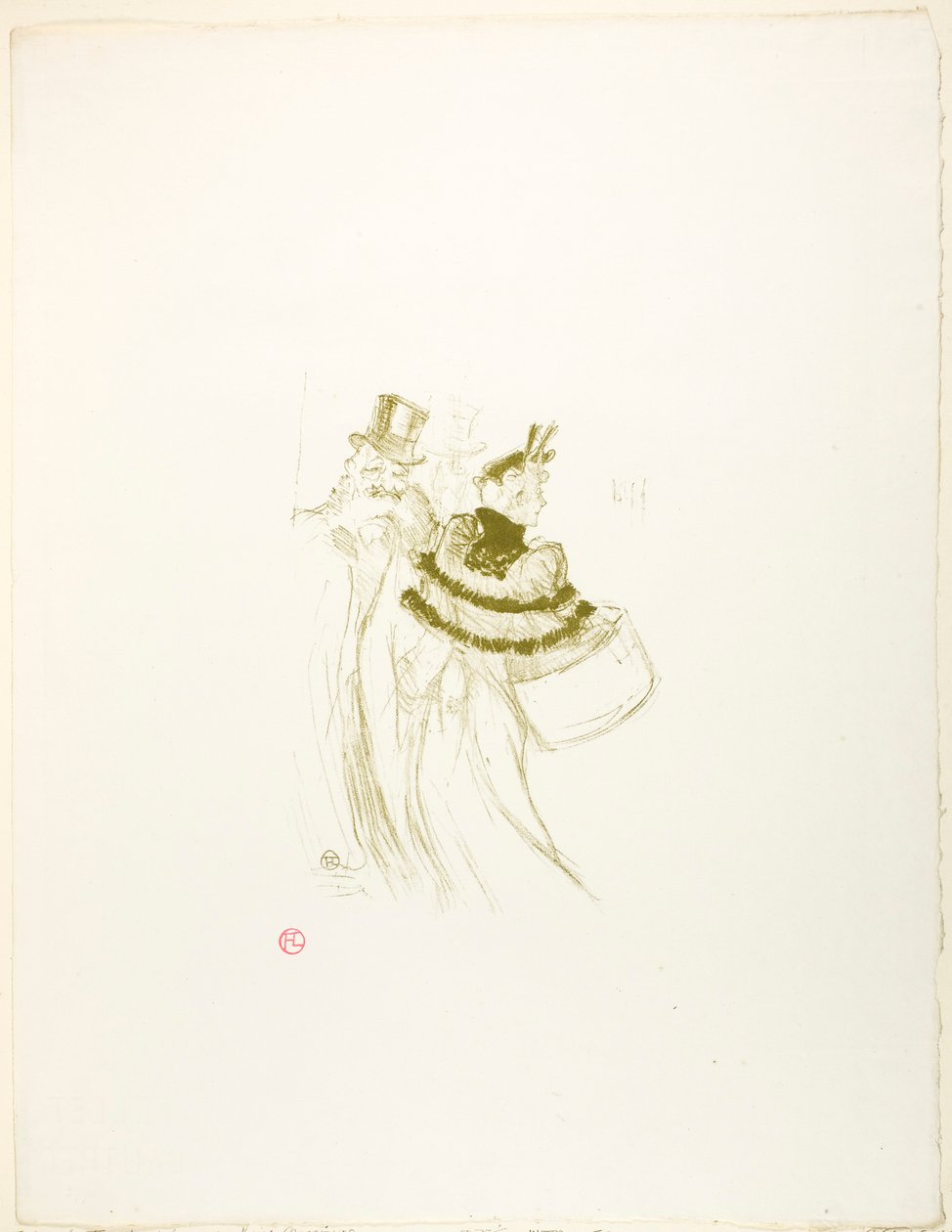 De gamle herrer av Henri de Toulouse-Lautrec