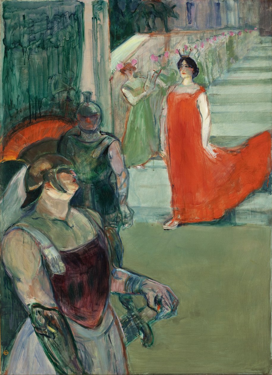 Operaen «Messalina» i Bordeaux av Henri de Toulouse-Lautrec